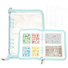 Sticker Organizer Binder, Sticker Album with 180 Pocket, Blue