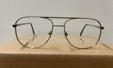 Vintage Oliver Winston OW31 Silver Pilot Sunglasses Eyeglasses Frames 56-18-140