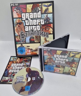 GTA grand theft auto San Andreas | PC | Big Box inkl. Anleitung | rar selten