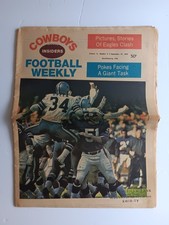 Cowboys Insiders Football Weekly Newspaper volume 6 number 9 September 27, 1972