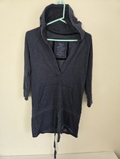 Abercrombie  Fitch Women's Pullover Hoodie Long Shirt Size Lg FREE SHIPPING