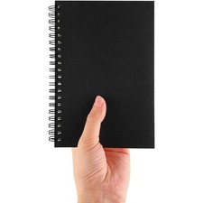 Spiral Bound Sketchbook 7.5x5.1 Inches 100 Pages Soft Cover Blank Notebook for