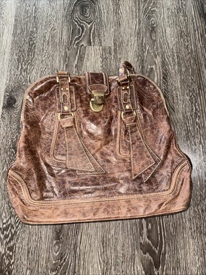 Jano By Anja Flint Hobo Brown Leather Hobo Bag