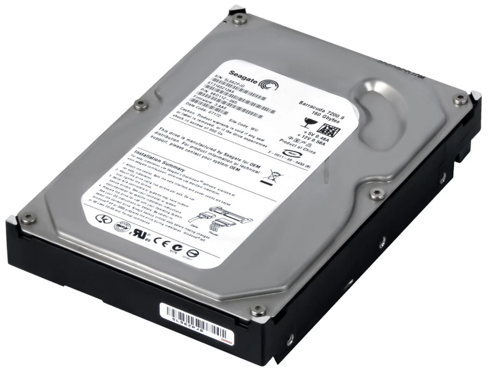 Hard Drive Seagate Barracuda 7200.9 ST3160212AS 160GB 7200 RPM 2MB SATA II 3.5" - Image 2 of 3