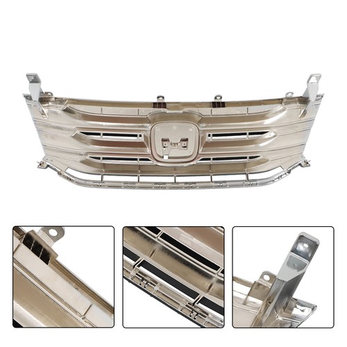 For 2011 2012 2013 Honda Odyssey Front Grill Grille w/ Chrome Molding Trim - Picture 13 of 21