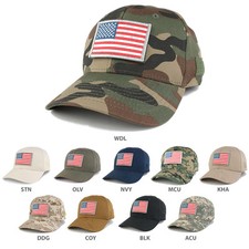 USA Flag ORIGINAL 2 Tactical Embroidered Patch Structured Operator Cap