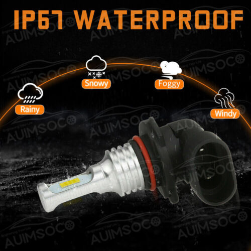 Combo 9005+H11 LED Headlight High Low Beam Bulbs 6500K Xenon White Super Bright - Picture 7 of 16