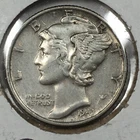 1941 Mercury Dime - Uncirculated (UNC) KM#140 - 90% Silver - 7604