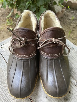 womens rubber moc boots