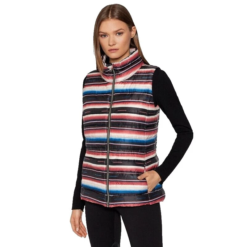 Striped Regular Size Vests for Women