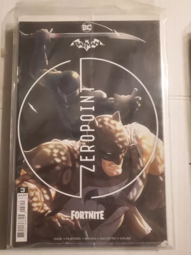 Batman/Fortnite: Zero Point #3 Sealed 2nd Print Variant DC 2021 NM Comics Book