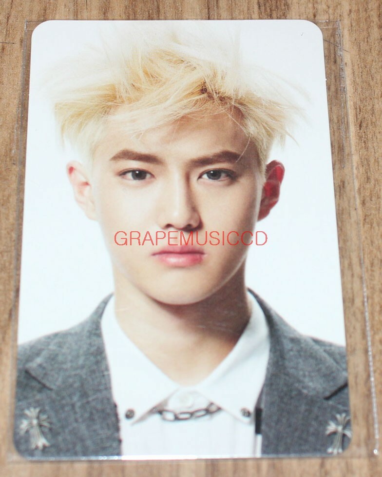 EXO SMTOWN MUSEUM OFFICIAL GOODS ALBUM PHOTO CARD PHOTOCARD