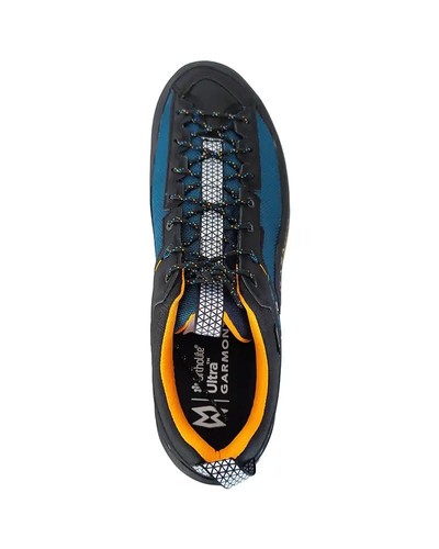 Garmont Dragontail Synth GTX Gore-tex Shoes Approach Man, Blue/Yellow - Picture 5 of 6