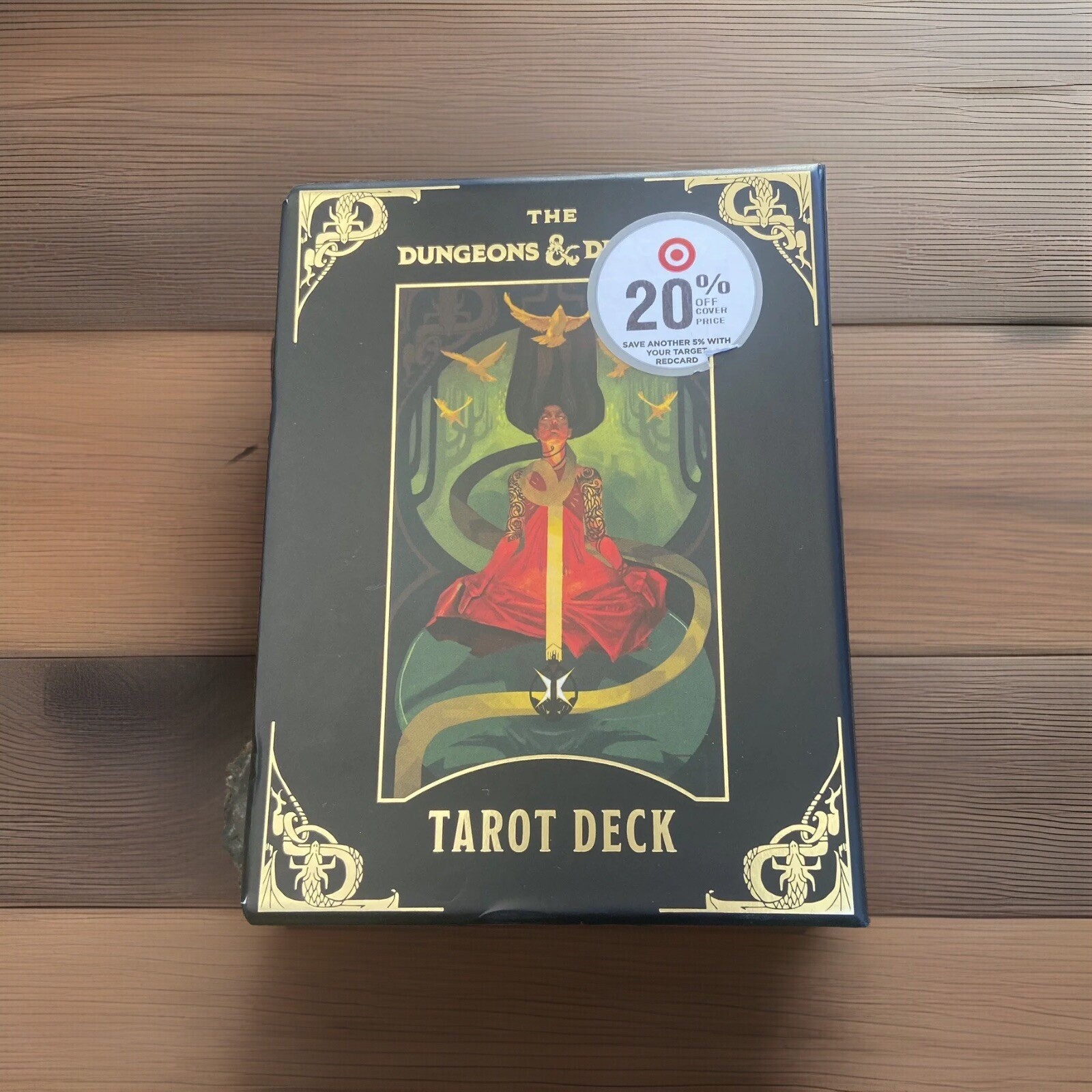 Official Dungeons & Dragons Tarot Deck with 78 Cards and Guidebook