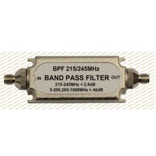 SMA Connector Band Pass Bandpass Filter BPF215-245MHz 50ohms for Air Band