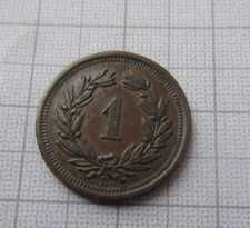 Schweiz Eidgenossenschaft 1 Rappen 1907 B VZ