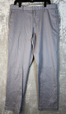 Banana Republic Pants Men's Size 36x34 Gray Aiden Slim Fit Chino Preppy Casual