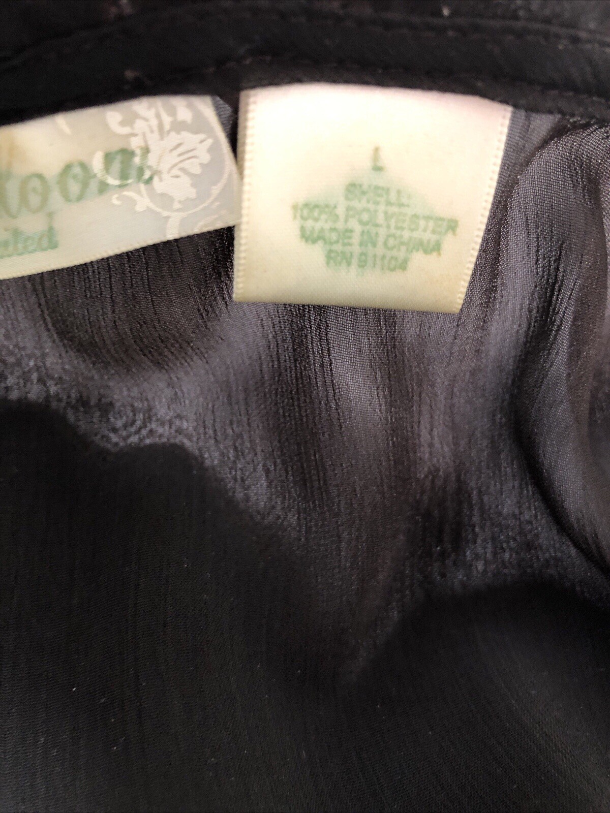 Women's Top HEIRLOOM LIMITED Brown Chiffon w/Cami… - image 13