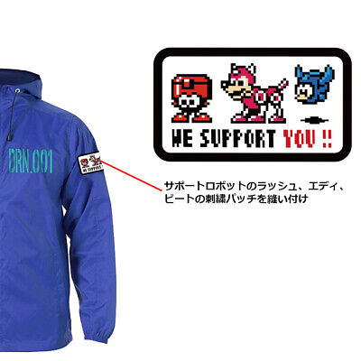 ROCKMAN Wind Breaker DRN.001 MEGAMAN Jacket Blue CAPCOM from ROCKMAN Wind Breaker DRN.001 MEGAMAN Jacket Blue CAPCOM from
