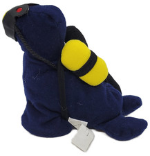 Idea Factory 1997 Meanies Series 1 Navy Seal Bean Bag Plush No Tag