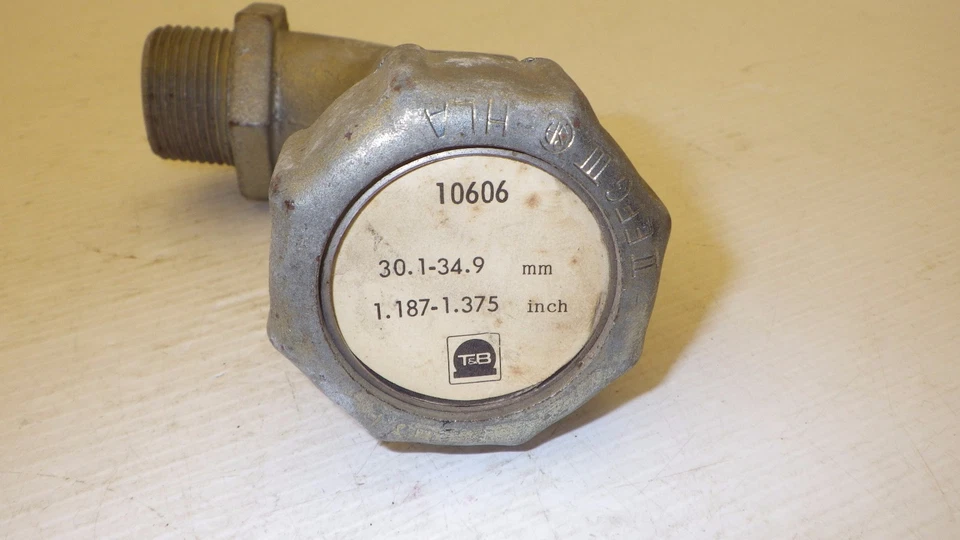 THOMAS & BETTS 10606 30,1-34,9 MM 1,187-1,375" MI MONTAJE - 90 D APRETADO - NUEVO EN CAJA Foto 4 de 4