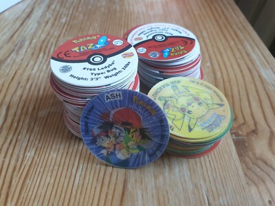 Pokemon Tazos Walkers Chips 90er Giveaway verschiedene Nr.1 - Nr.35 
