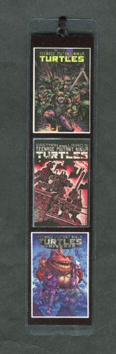 TEENAGE MUTANT NINJA TURTLES, COMIC BOOK ART DOUBLE SIDED LAMINATED BOOKMARK. 69