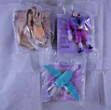 Lot of 3 Disney Pocahontas Burger King Toys Ratcliffe, Flit Chief Powhatan