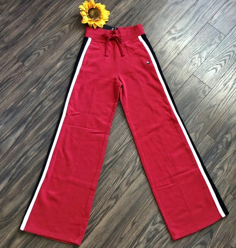 HOLLISTER Red High Rise Wide Leg 