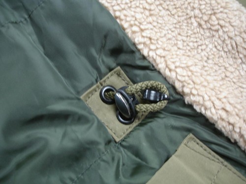 Men's S Banana Republic Safari Military Parka Vintage Green Sherpa Lined Snorkel - Picture 17 of 24