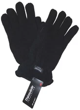 Black Structure Wool Driving Gloves 3M Thinsulate Lined Mens M L XL Winter Snow