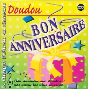 Joyeux Bon Anniversaire Doudou A Chaque Prenom Sa Chanson Ebay