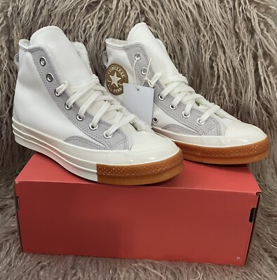 Converse Chuck 70 Sneaker Hi Vintage White Women’s Canvas Suede A04409C  Size