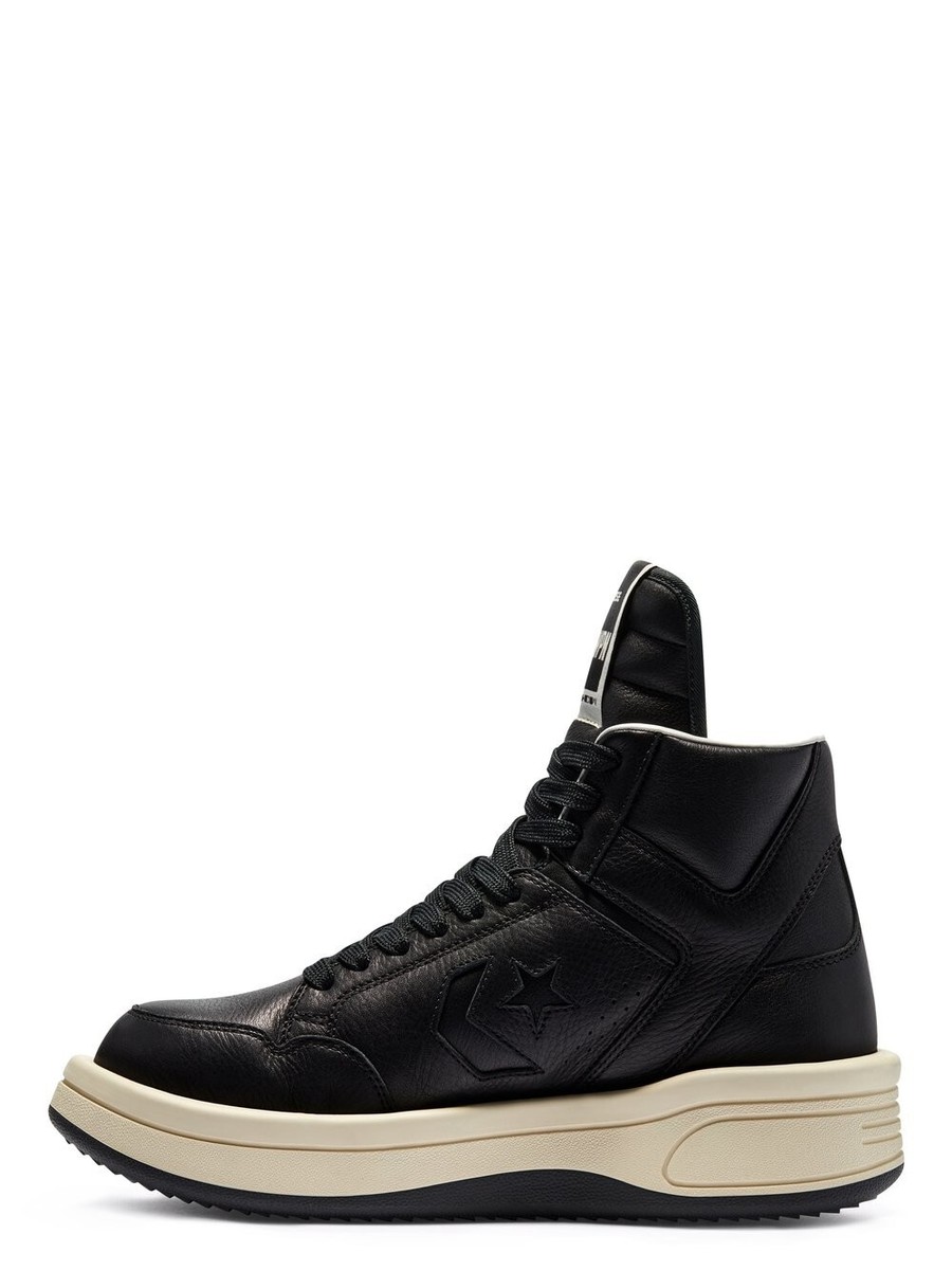 NIB CONVERSE X Rick Owens DRKSHDW TURBOWPN Black/Cloud Cream