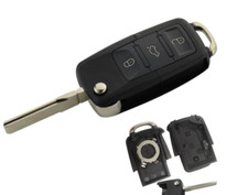COQUE Télécommande 3 Boutons Plip Clé  vw  Volkwagen  Passat Polo Golf Touran