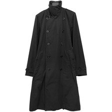 Lemaire $1.3k Oversize Belted Trench Coat S/m Double-breasted Cotton Unisex