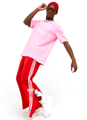 NEW MENS ADIDAS ORIGINALS ADIBREAK BUTTON TRACK PANTS ~SIZE NEW MENS ADIDAS ORIGINALS ADIBREAK BUTTON TRACK PANTS ~SIZE
