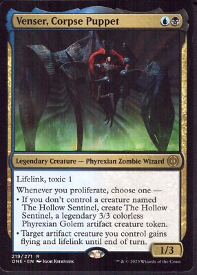 Venser, Corpse Puppet Phyrexia: All Will Be One - Magic MTG Pack Fresh