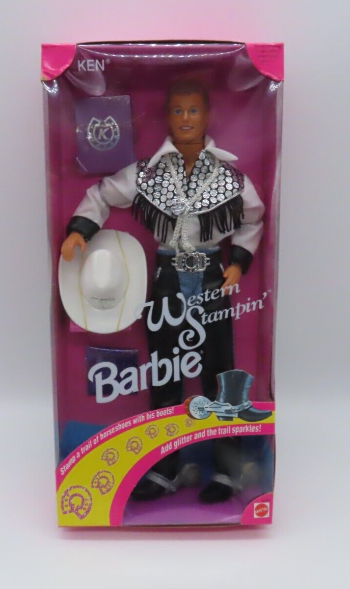 Western Stampin Barbie Ken 1993 Mattel 10294 NIB NRFB | eBay