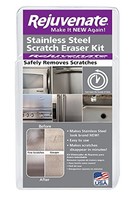 Rejuvenate Stainless Steel Scratch Eraser Kit Scuffs Gauges Appliances Remover Rejuvenate Stainless Steel Scratch Eraser Kit Scuffs Gauges Appliances Remover