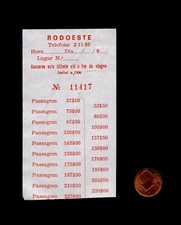 Busticket aus Brasilien für Linienbus Recife - Rio de Janeiro von 1987