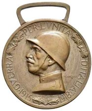 MEDAGLIE ITALIANE – REGNO D’ITALIA – VITTORIO EMANUELE III (1900-1945) – WW1 – B