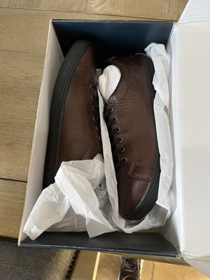 Birchbury Bramford Brown Leather Slip Ons Comfort Mens Size 13 Birchbury | Shoes | Birchbury Bramford Mens Brown Minimalist  main image 3