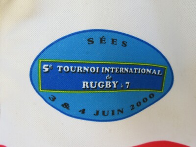 Maillot Rugby à 7 Vintage JICEGA – Tournoi International 2000 SEES, Taille XXL