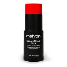 Mehron CreamBlend Stick Body Paint 0.75 Oz Bright Red Professional Makeup
