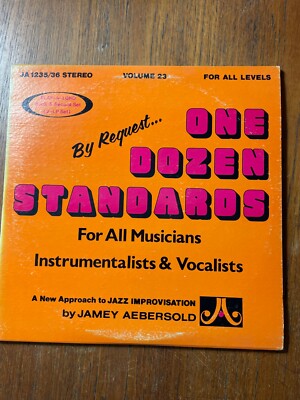 Jamey Aebersold - One Dozen Standards 2X LP 1981 Jazz VG
