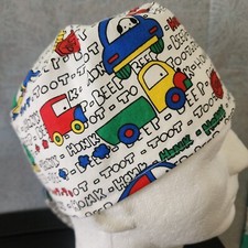 Toy Cars and Trucks - Surgical Scrub Hat - Unisex