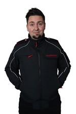 Feuerwehr Jacke Softshell 9900-4 Reflexbiesen + Stick FEUERWEHR
