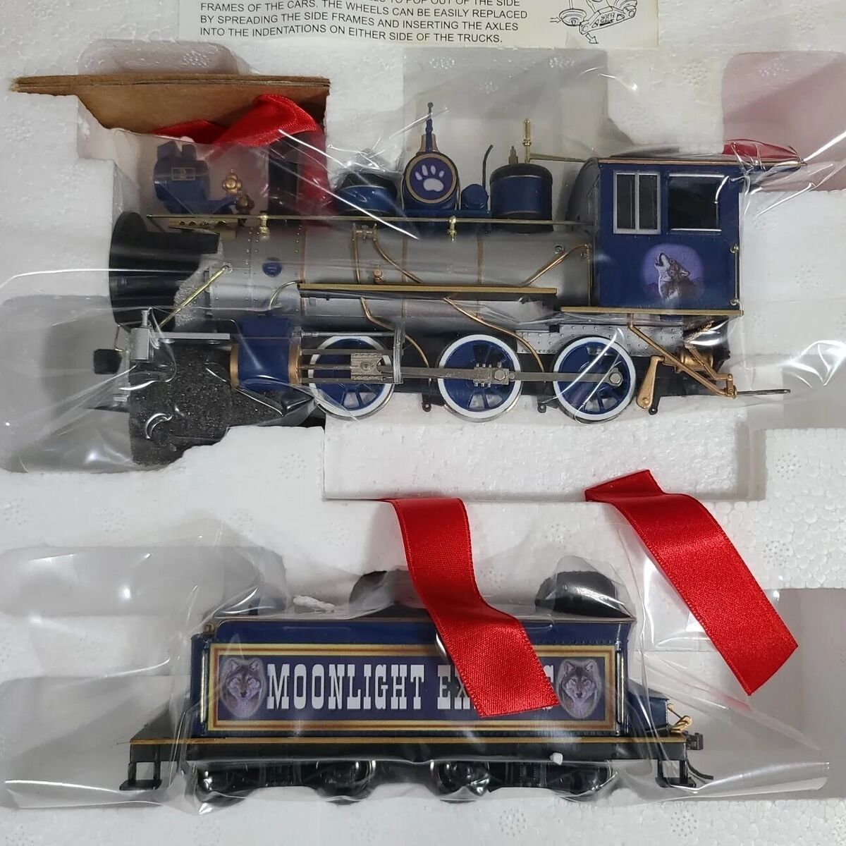 Hawthorne Village Silver Moon Express Locomotive and Tender Hawthorne Village Silver Moon Express Locomotive and Tender
