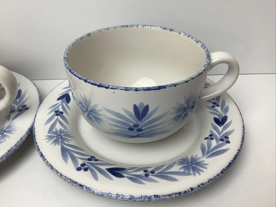 Marks & Spencer M&S Provence 2 x Cups & Saucers Superb Condition - Image 3 of 4